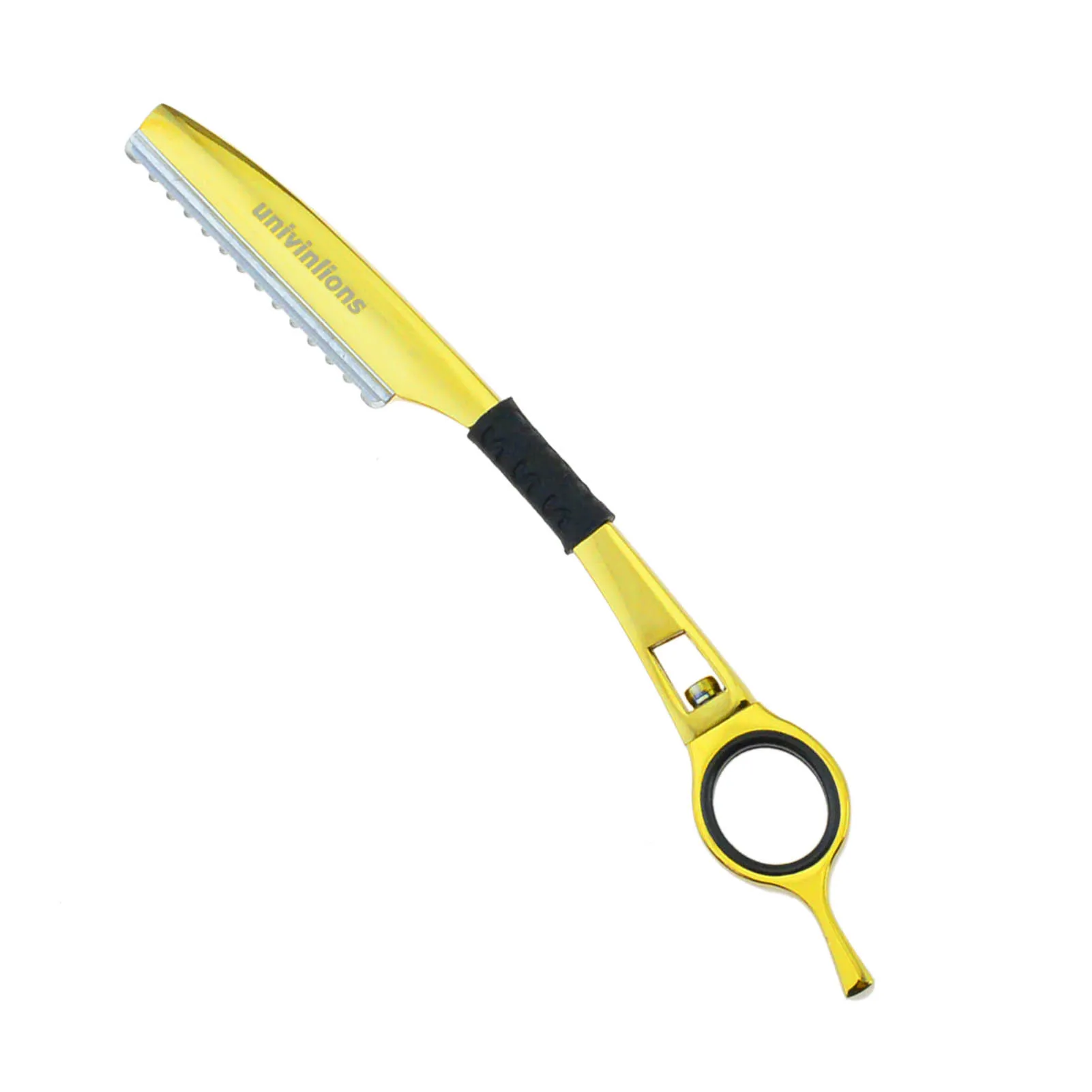Univinlions-maquinilla de afeitar para adelgazamiento del cabello, maquinilla de afeitar recta para salón de peluquería, cortador de pelo rotativo,