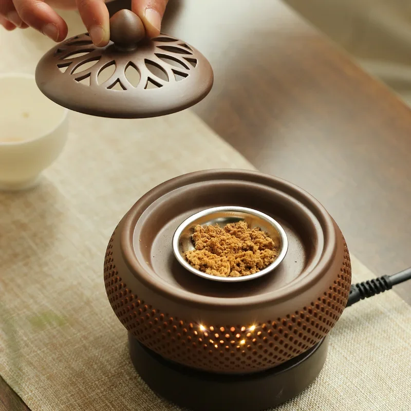 Electronic  burner; Aroma diffuser; Essential oil night light; Incense burner;  powder; Incense essence; Timer tem