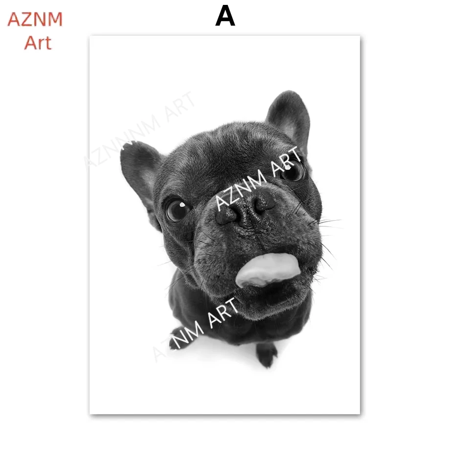 Sphinx Cat French Bulldog Animal Art Canvas Painting Nordic Poster And Print Living Room Home Decor Wall Pictures view 5