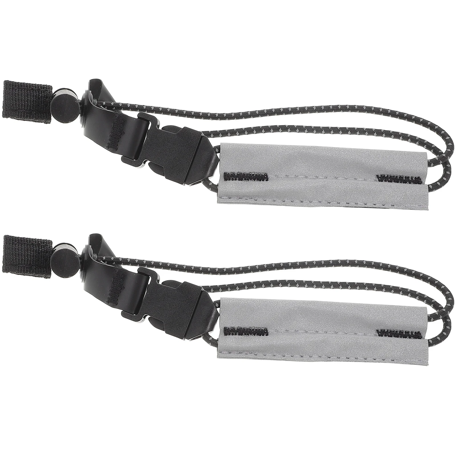 

2pcs Reflective Night Running Leg Straps Strong Elastic Pant Leg Holders For Biking Camping Hiking Adjustable Ankle Bands