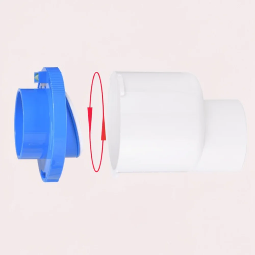 Kitchen Sink Sewer Drain Check Valve Anti Backflow Device PVC Pipe Stopper Seal For Odor Prevention Overflow Control