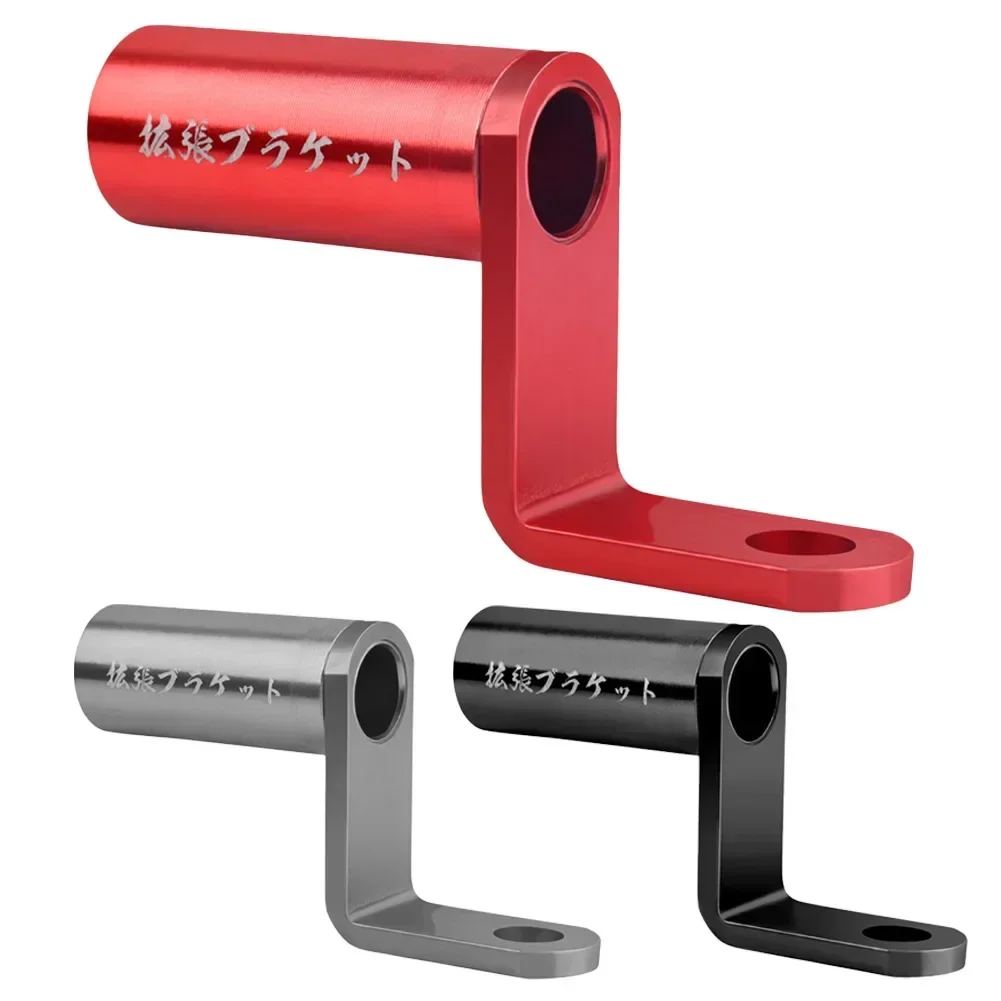 Support de rétroviseur de moto, rallonge de montage, support de support de verrouillage rapide, adaptateur de rétroviseur de guidon, téléphone portable