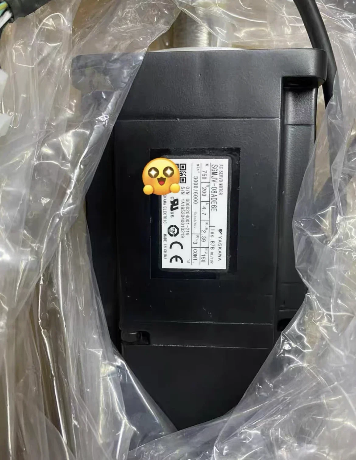 SGMJV-08ADE6E  AC Servo motor SGMJV 08ADE6E new