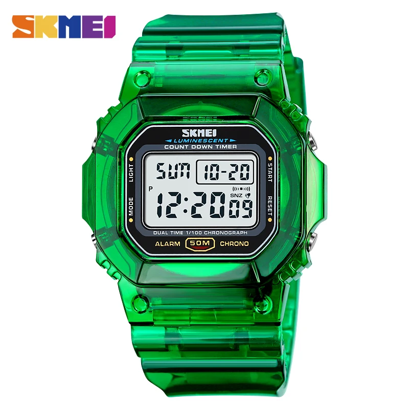 

Skmei Back Light Digital Sport Watches Women Casual Stopwatch Alarm 5Bar Waterproof FemaleLadies Wristwatch Relogio Feminino