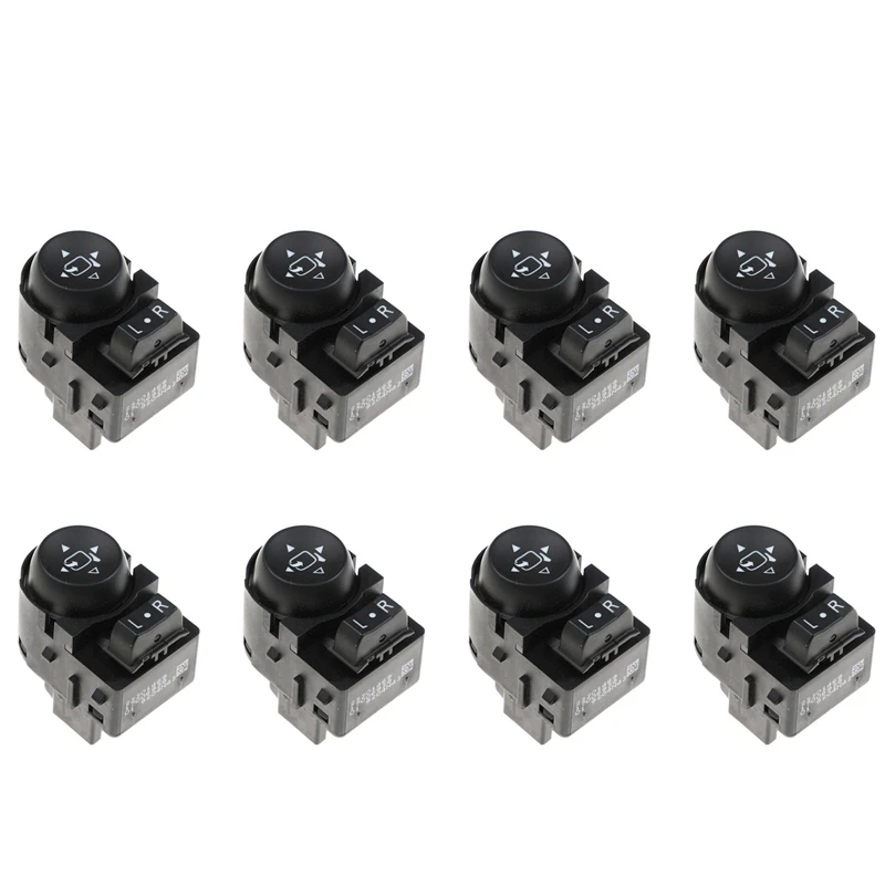 

8X New Power Mirror Black Control Button Switch Fits For Opel Astra 23301469