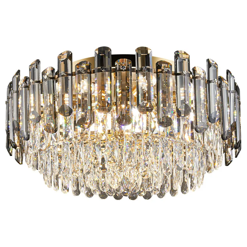 Light luxury living room lamp new whole house package post-modern simple crystal ceiling lamp