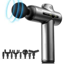 Mini Massage Gun Electric Shock Muscle Relaxation Vibration Fitness Massager For Body Neck Back Ladies Home Travel Fascia Gun