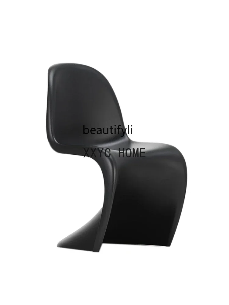 

Nordic Modern Art Dining Chair FRP Plastic Personality Armchair Hotel Reception Chair Armchair living room furniture