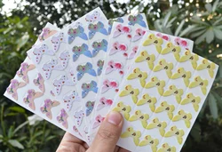 New Arrived  Hot Selling Cartoon Cute Photo Corner Stickers For DIY Baby Photo Album or Scrapbook Album 24pcs/sheet