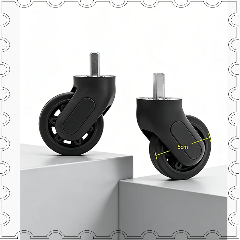 

For DELSEY Luggage Wheel Upgrades Smooth and Durable Easy Replacement Instant—Silent and Smooth Effortless