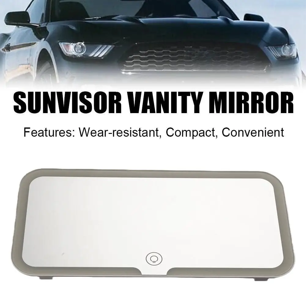 

Universal Car Sun Visor Mirror Dimmable LED Car Makeup Led Light Modes Mirror Automobile Rear Interior 3 Mirror Light View M8C9