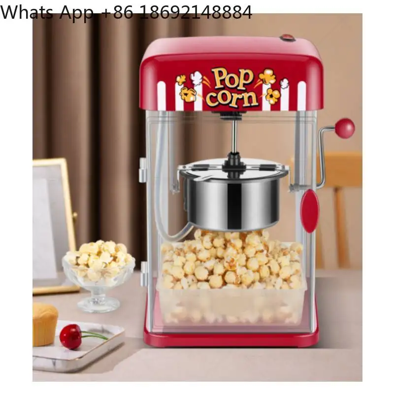 Us plug, bulk discounts available, small popcorn maker with blower, red