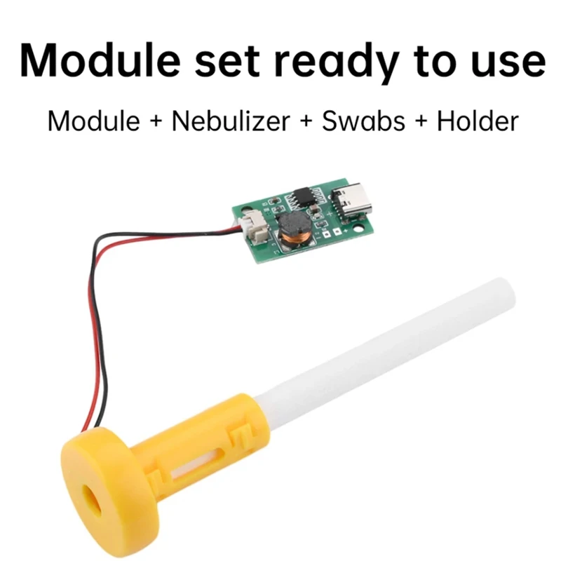 Módulo de humidificación de atomización único SIN CONMUTACIÓN DC5V, atomizador ultrasónico DIY, TYPE-C, Mini humidificador, placa de circuito