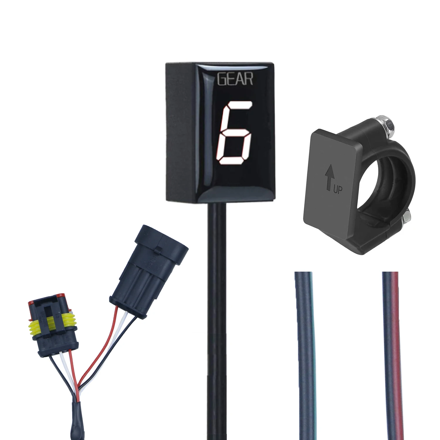 

Motorcycle Gear Indicator for Ducati S2R ST3 ST4s S4R S4 Super bike 749 999 Multistrada Agusta with Holder Bracket Waterproof