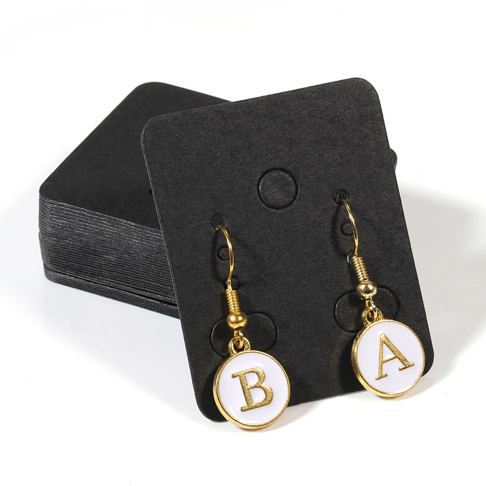 50 Necklace Bracelet Display Cards Earrings Studs Earrings Ear Clips Jewelry Display Cards DIY Handmade Cardboard