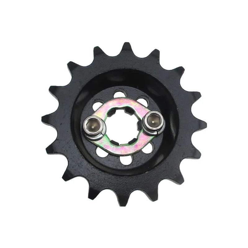 Offset Front Sprocket +15mm 420-16T For Honda CRF110F Mini Trail Monkey 125 Bike Zonghsen ZS190 Daytona Anima 190cc 212cc Engine