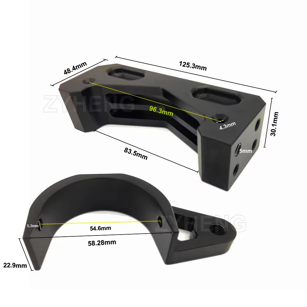 Picture 4: For Zero 10X / kugoo g1 / varla eagle one Electric Scooter Electric Steering Damper Kit Shock Absorber Modification Bracket