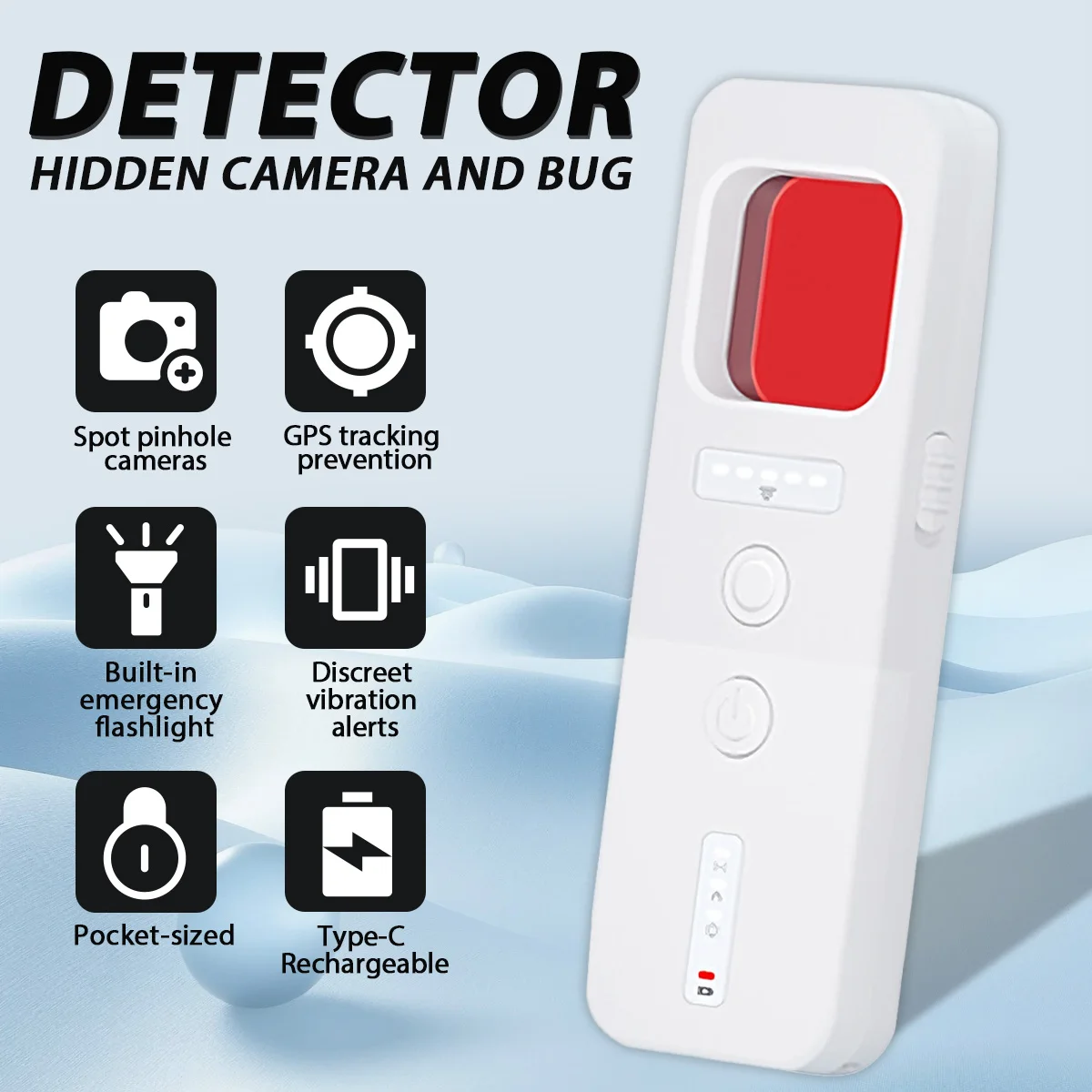 

Детектор скрытой камеры, антишпионский гаджет, профессиональный охотник, беспроводной сигнал, автомобильный GPS, инфракрасный поиск, прослушка, ошибка, мини-устройства