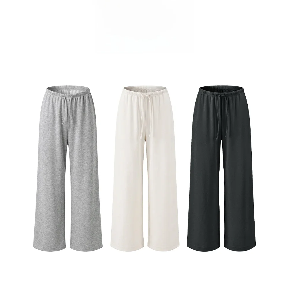 

Женские повседневные брюки Mannala из натурального бамбукового волокна: немнущиеся, легкие в уходе, свободного кроя, прямые штанины, хлопковые