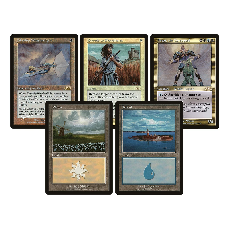 

Magic The Gatherings Storms Trading Card Game Diy Homemade Grtai,the Corrupted Skyship Weatherlight Collection Card Toys Gift