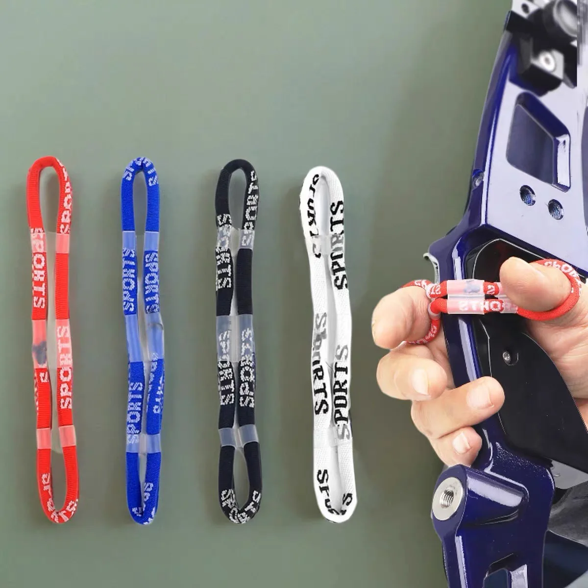Bow and Arrow Protection Rope Finger Guard Anti-slip Bow Sling Wrist Sling for Compound/Recurve Bow Shooting Archery Accessories
