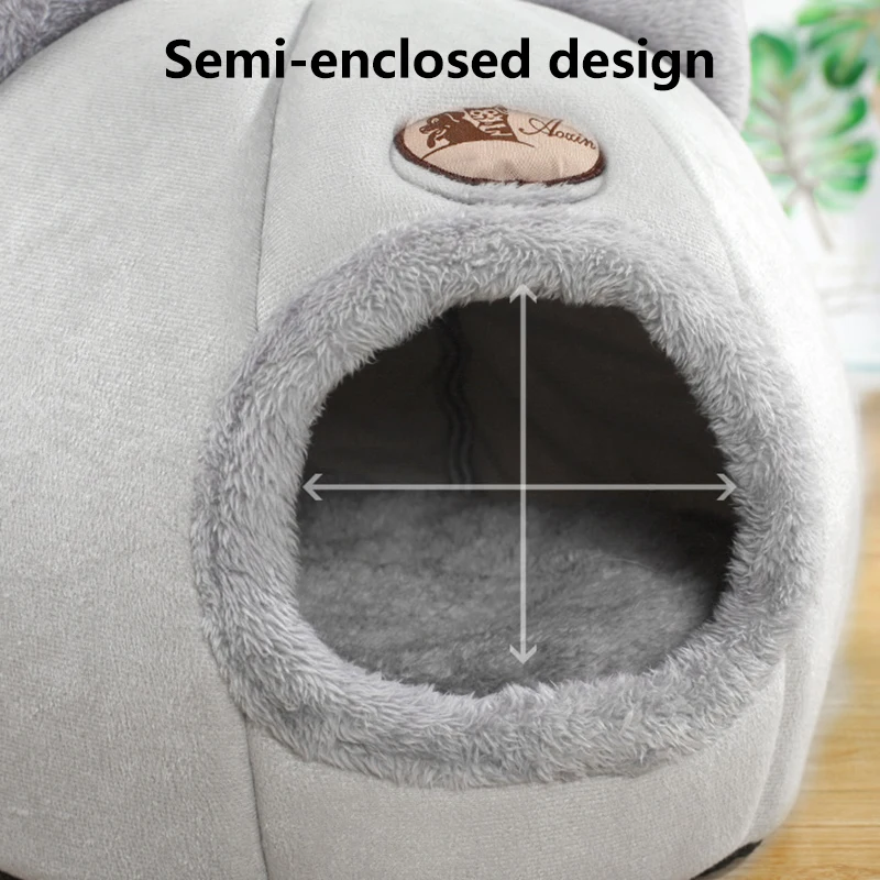 Thickened Cat House Cat Bed Pet Bed Soft Overall Washable Winter Warm Pet Mat Cat Dog,Rabbit Bed Pet Supplies