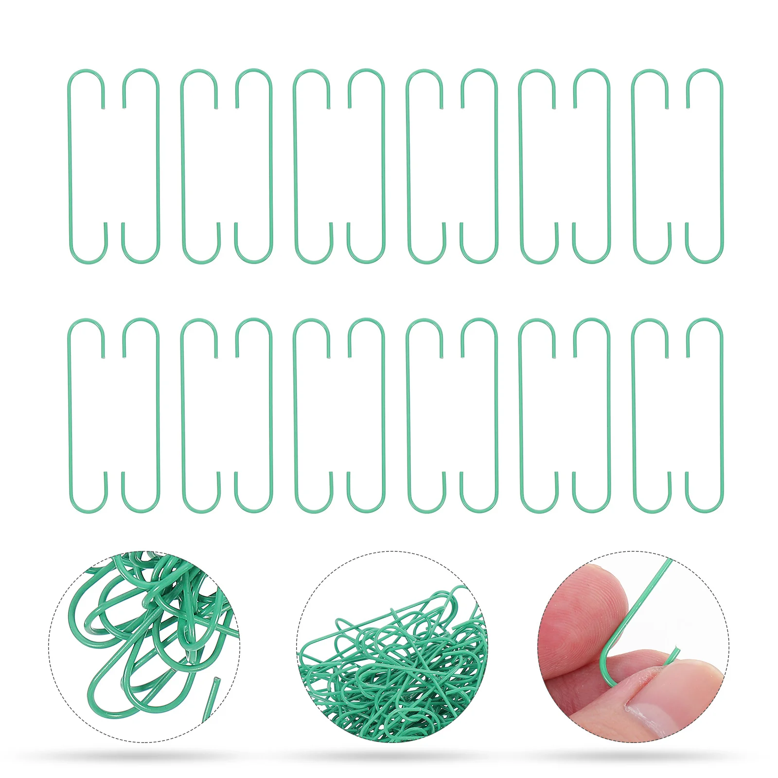 

100Pcs Mini Metal Hanging Hooks Green Xmas Decorative Iron Art for Christmas Tree Ornaments Xmas Hanging Hook Decorative Hooks