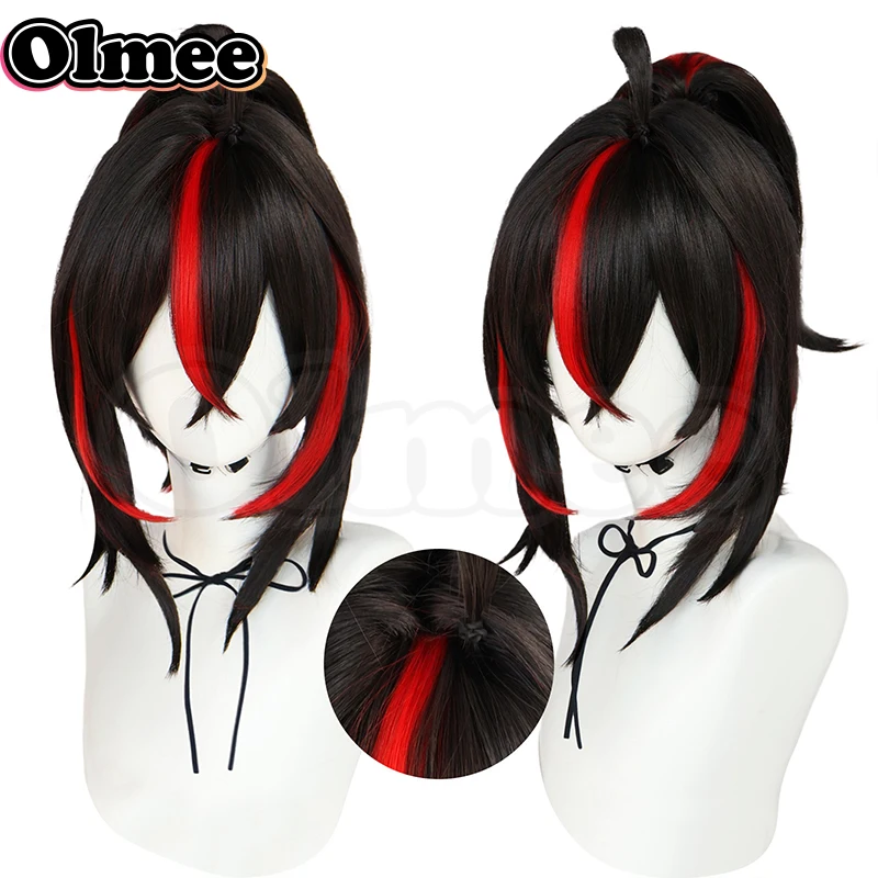 [Olmee] In Stock Zhu Yuan Cosplay Wig Set ZZZ Zenless Zone Zero Чжу Юань Shu En Juyeon Halloween Xmas Not Styled