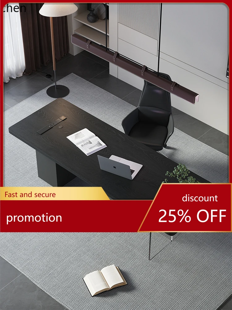 

HT Desk Office Manager Computer Desk Workbench Light Luxury Premium Sense