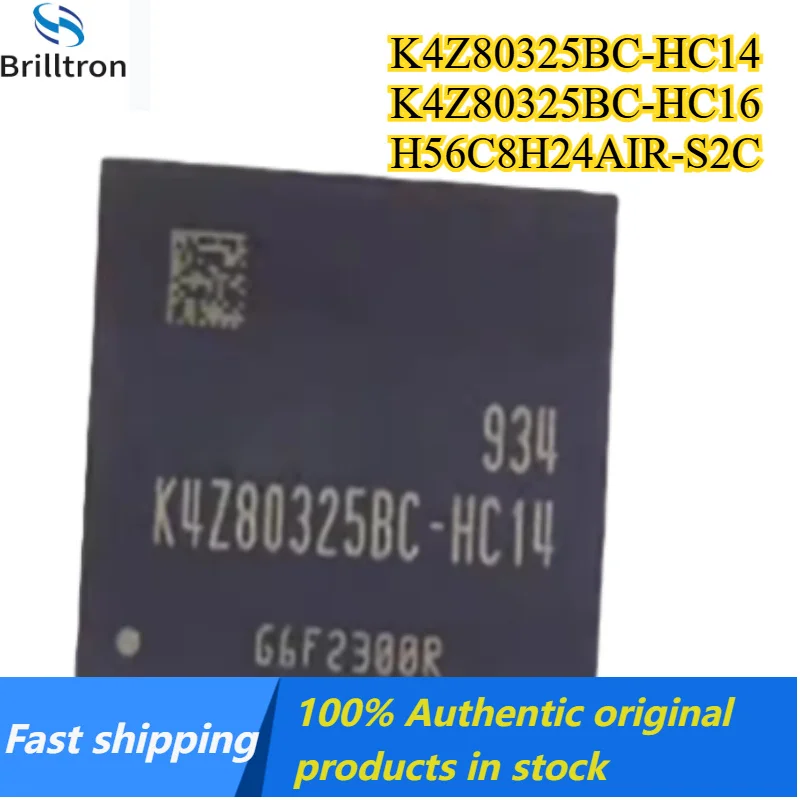 

1PCS 100% New K4Z80325BC-HC14 K4Z80325BC-HC16 H56C8H24AIR-S2C Original stock fast shipping.