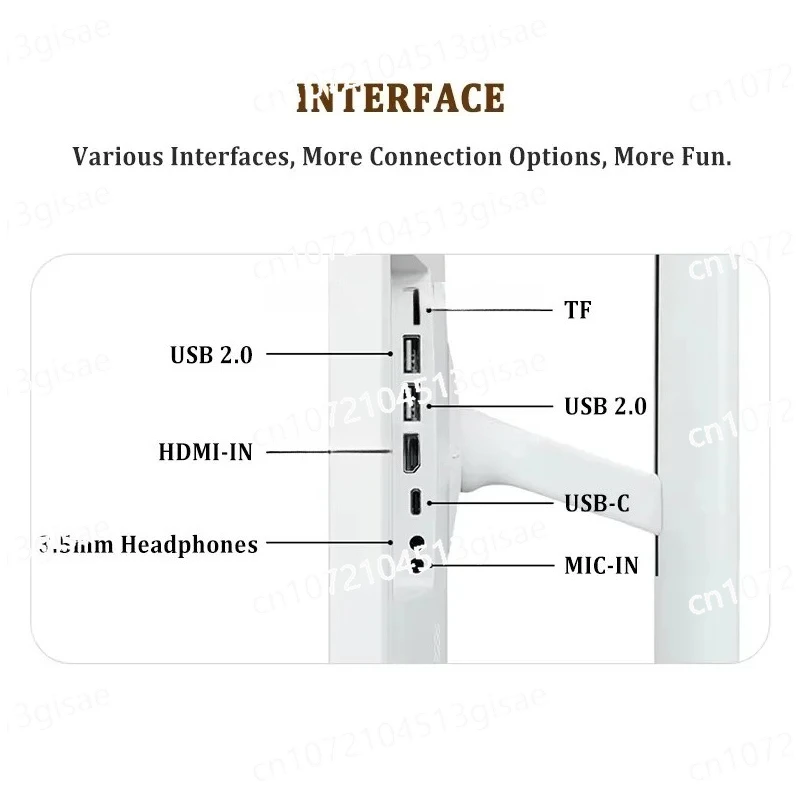 32 Inch Movable TV Capacitive  Smart Portable Full HD LED Backlit Android Display Digital Signage White Wheeled  Touch Screen view 4