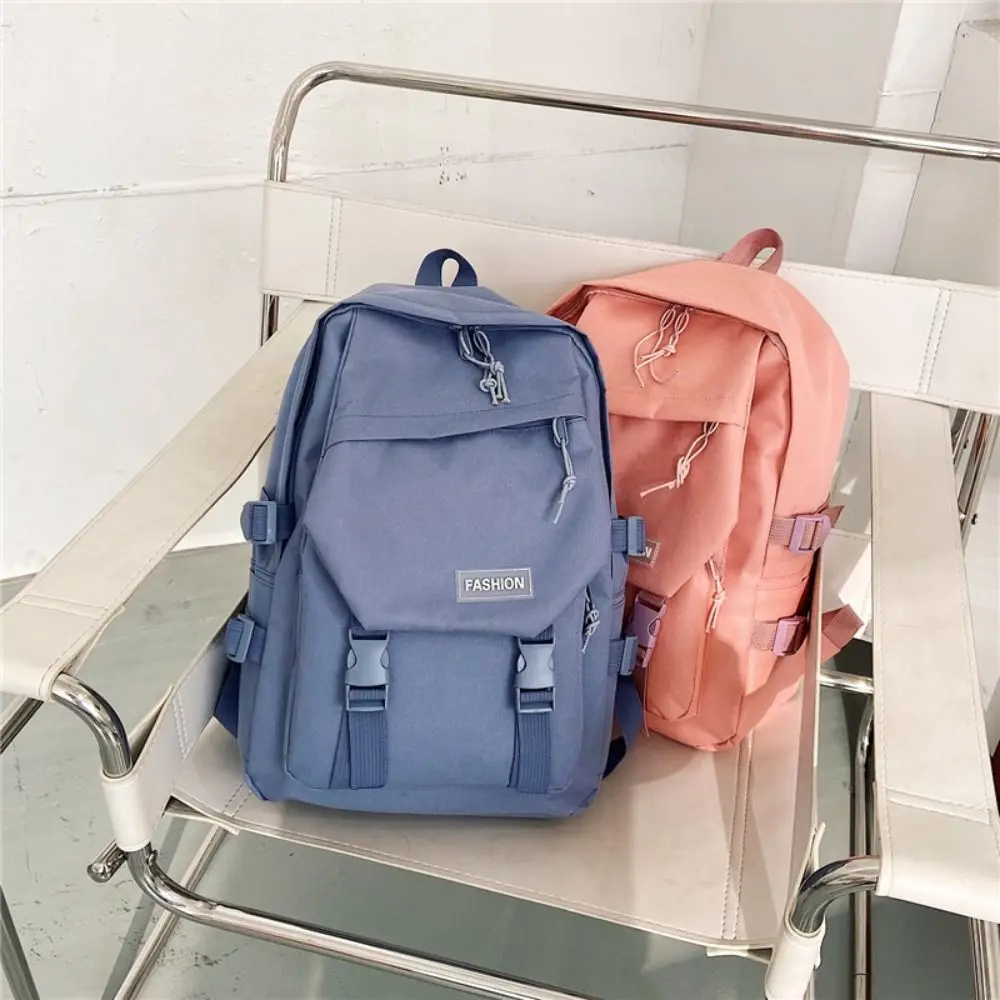 Nylon Book Bag Multifunctional Large Capacity Waterproof School Bag College Bag Teenage