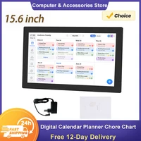 Planificador familiar inteligente con pantalla táctil de 15,6 pulgadas, calendario Digital, sincronización WiFi, Control por aplicación iOS/Google, marco Digital para programación