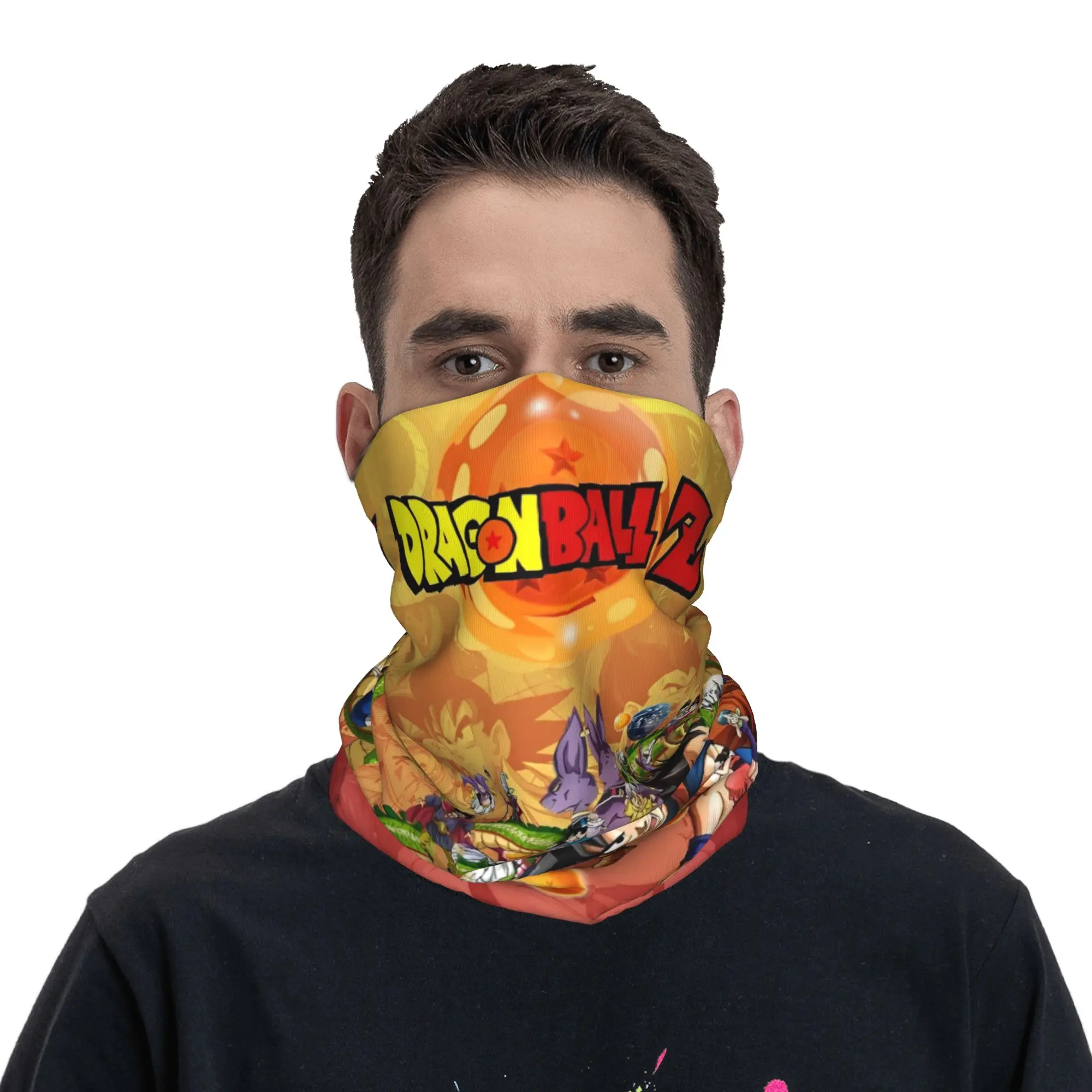 Unisex dragonball dragonballz dbz Bandana Accessories Neck Gaiter Printed  Wrap Scarf Warm Hair Band Wrist Wraps For Hiking