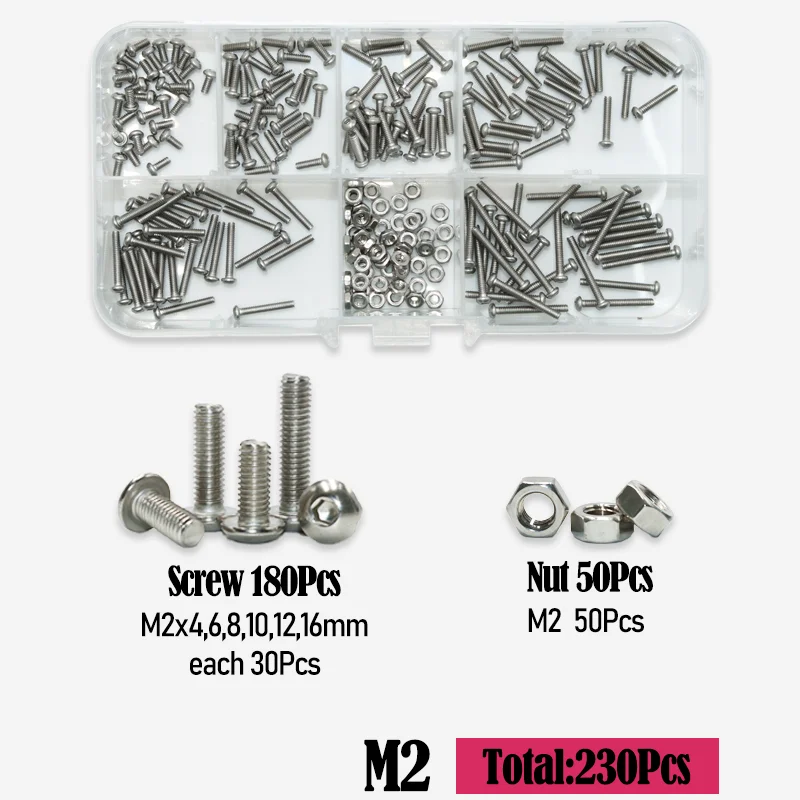 Innen sechs kant schraube 2,5 Edelstahl Messing Einsatz mutter Set m2, 5 m3 m4 Gewinde gerändelte Einbettung einspritz muttern für den 3D-Druck – Detail 14