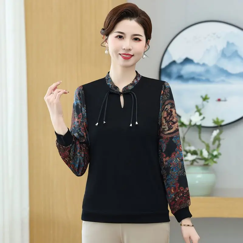 

Новая модная рубашка с длинными рукавами и верхней нижней частью, универсальная и свободная.