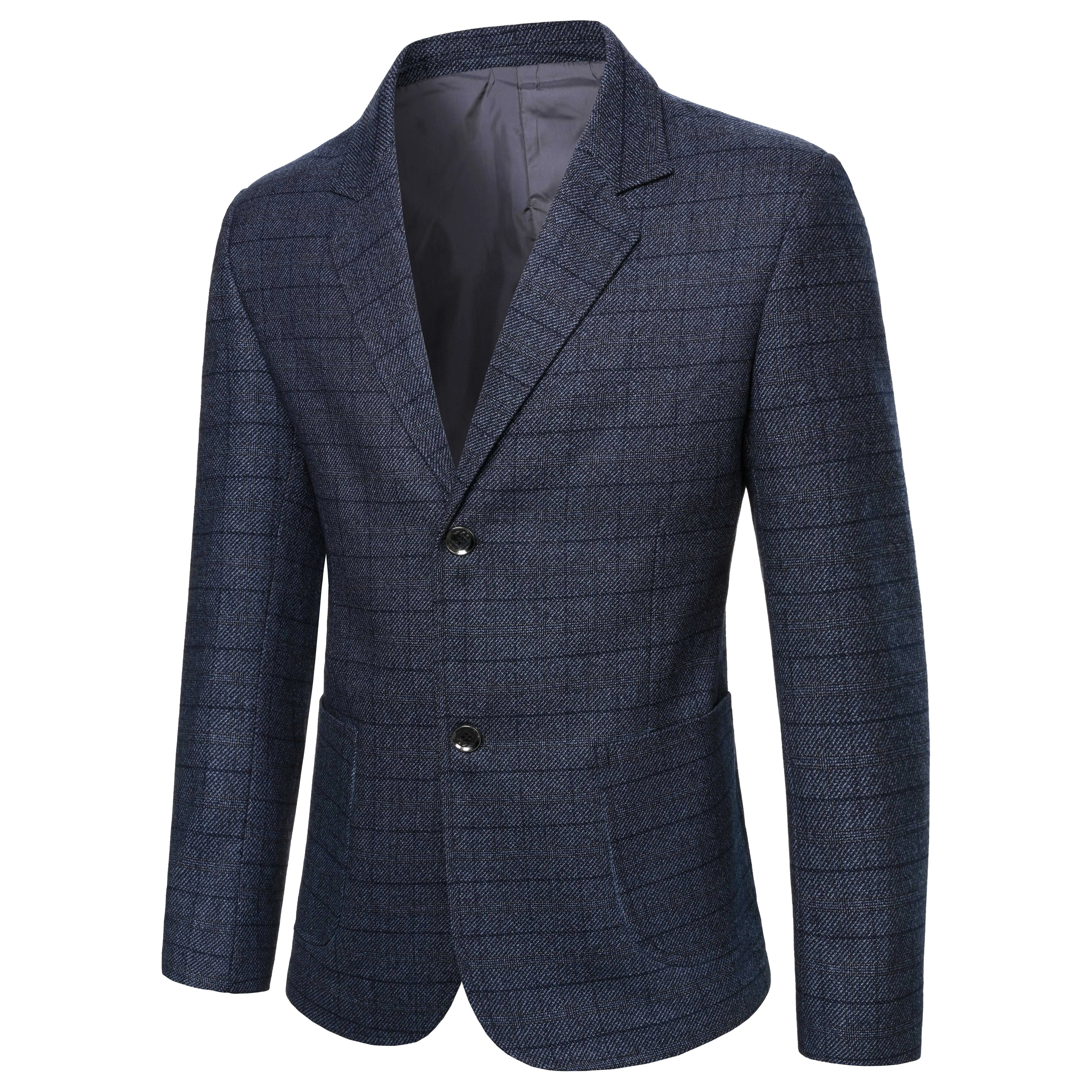 

Men Plaid Formal Wear Business Suits Jackets New Autumn Man Casual Blazers Coats Quality Male Slim Fit Suits Blazers Size 4XL