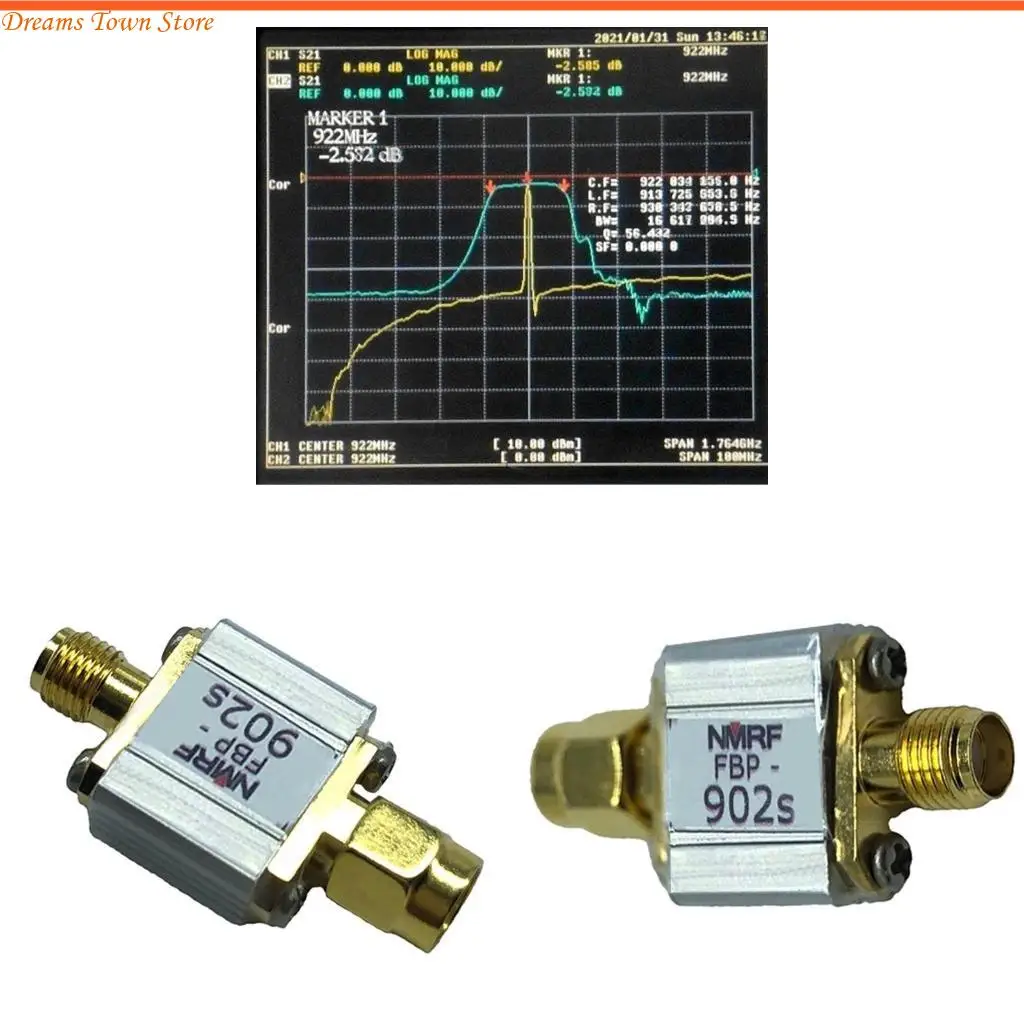 

HX6A 890-915MHz GSM900 Bandpass Filter for RFID Receiver SMA Filter