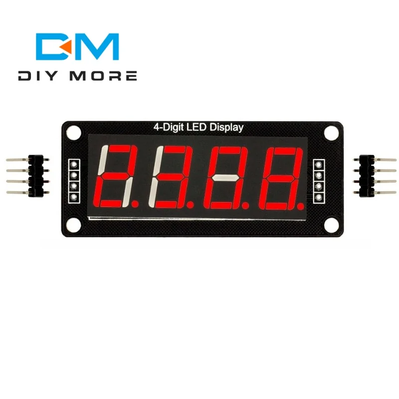 TM1637 0.56 inch 4-Digit 7-segment LED Digital Tube Display Control Module Red Blue Green Yellow White For Arduino