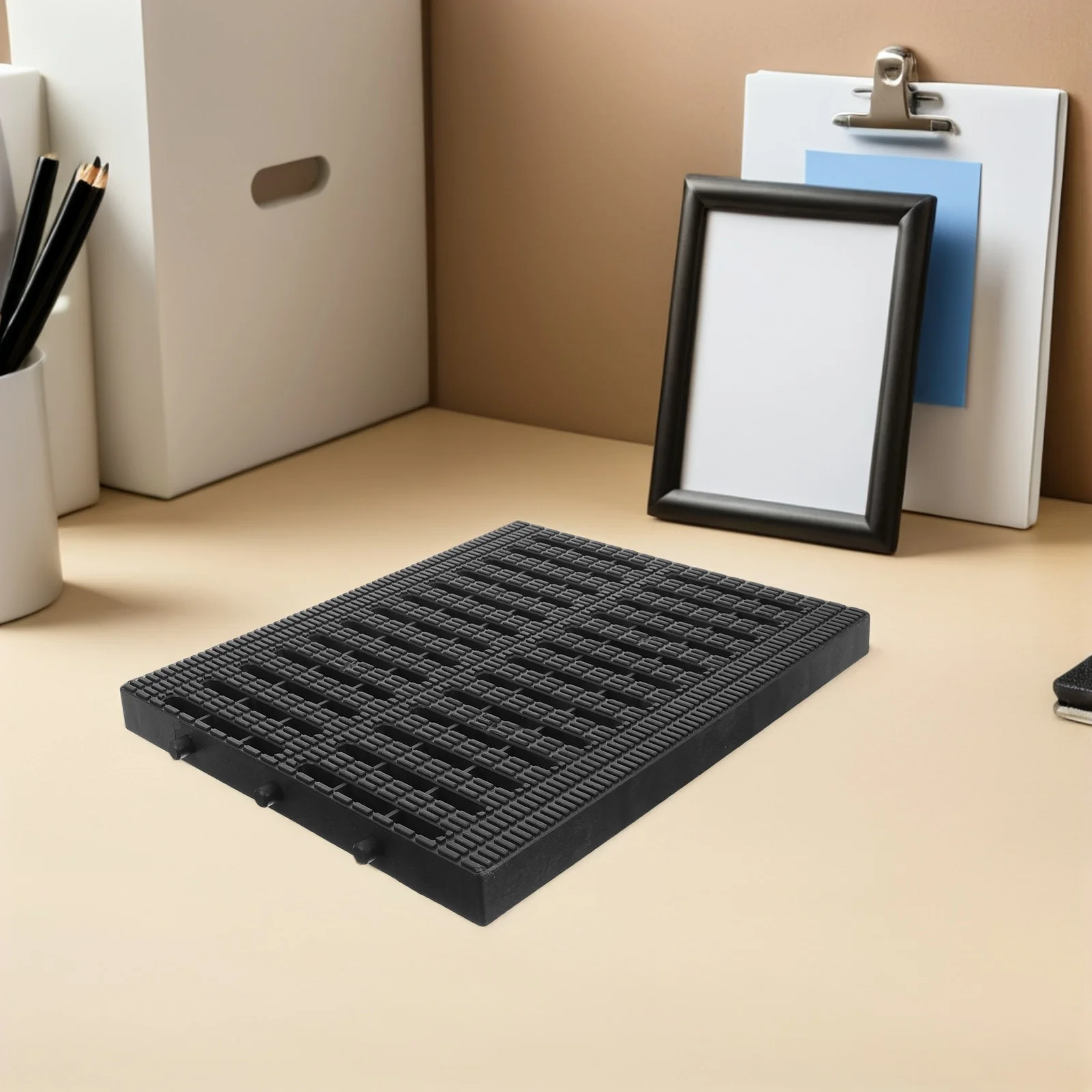 2 pezzi di copertura per griglia per trincea in plastica, cortile esterno, garage, vialetto, sistema di scarico, aree ad alto traffico, flusso d'acqua liscio