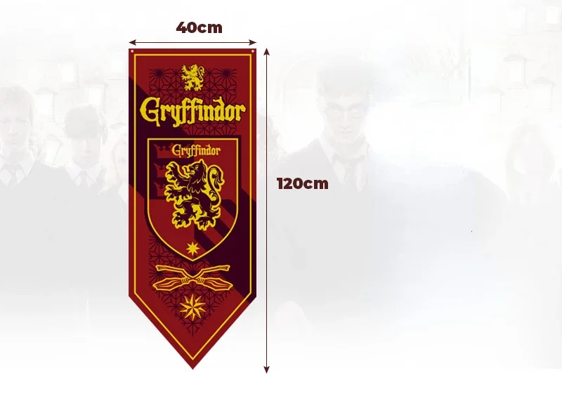 Harries Potter Flag Movie Peripheral Accessories Hogwarts Gryffindor Slytherin Theme Party Decorations Children\'s Toy Gift