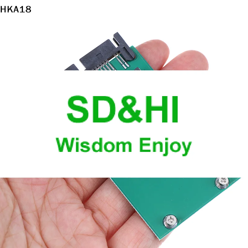 

Электронная карта-адаптер 1 шт., Mini PCIe/PCIe mSATA 3x5 см, для SSD, конвертер Micro SATA 1.8 дюйма