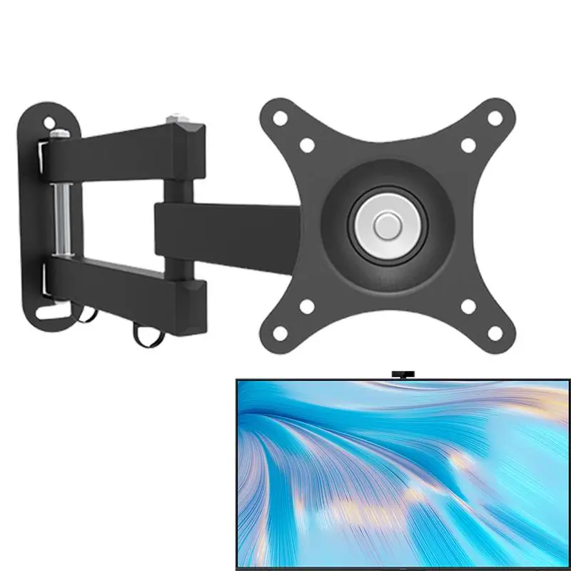 New Wall Mounted Tv Monitor Bracket Full Motion Monitor TV Wall Mount Stand Full Motion Single Arm Desktop Mounting Brakcet