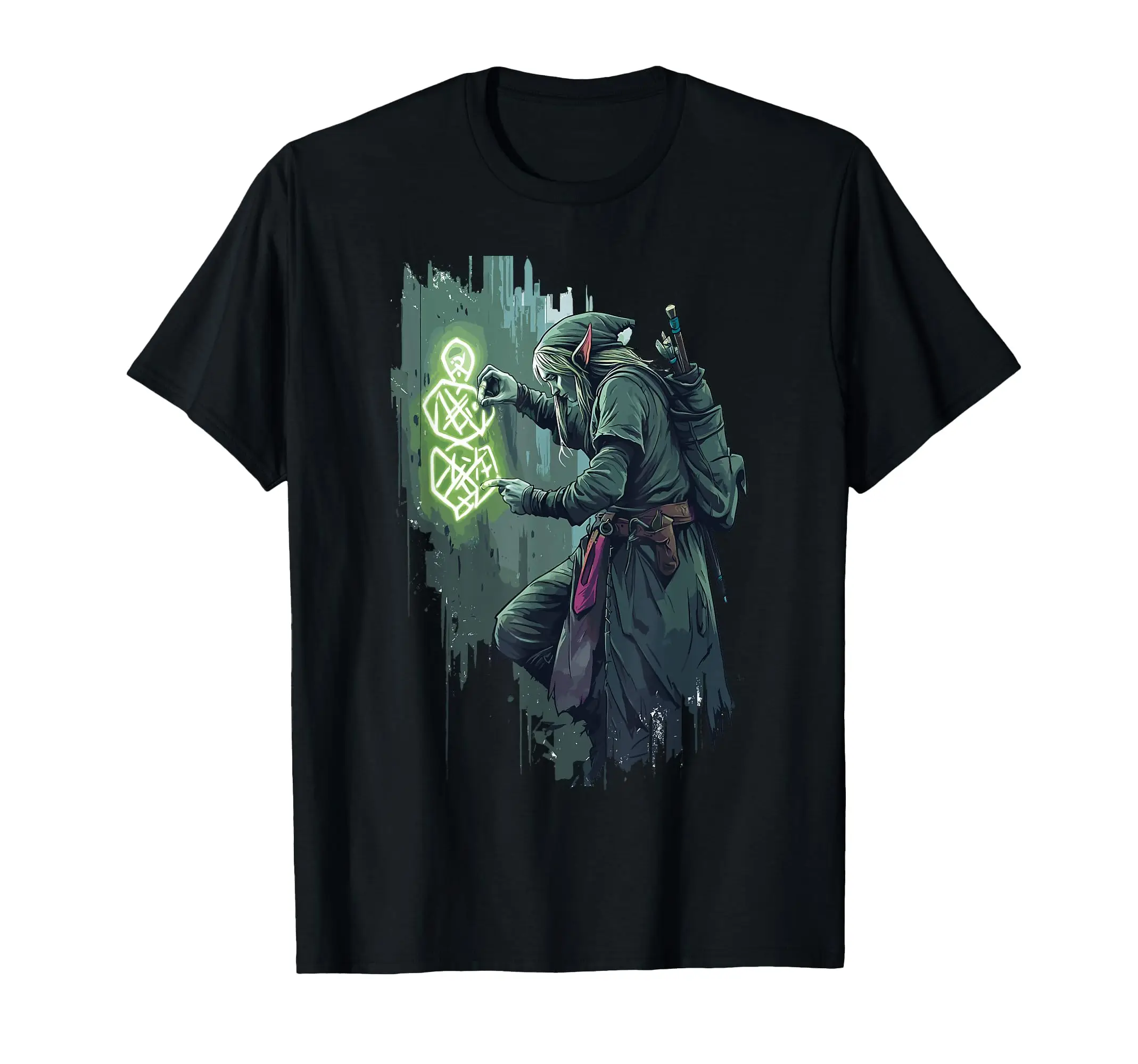 

Epic Fantasy Lovers Magic and Adventure Art T-Shirt