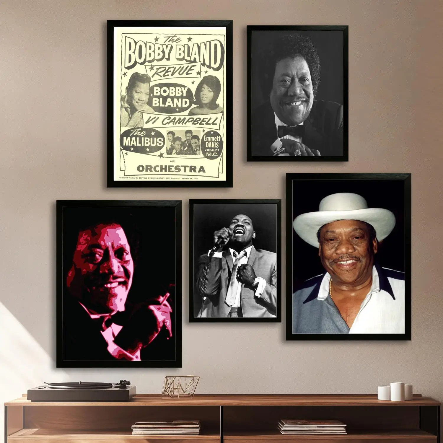 Bobby Bland Canvas Art Poster and Wall Art, Picture Print, Modern Family, Bedroom Decor, Posters,Decorative painting