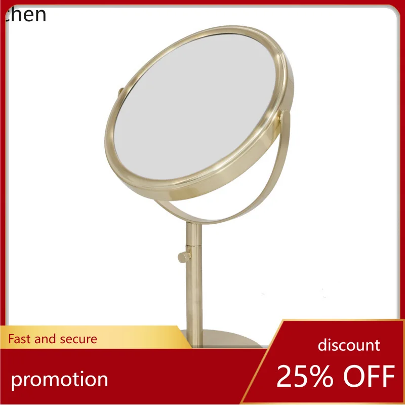 

ZML makeup mirror for dormitory and home use, bedroom makeup mirror, tabletop, adjustable height