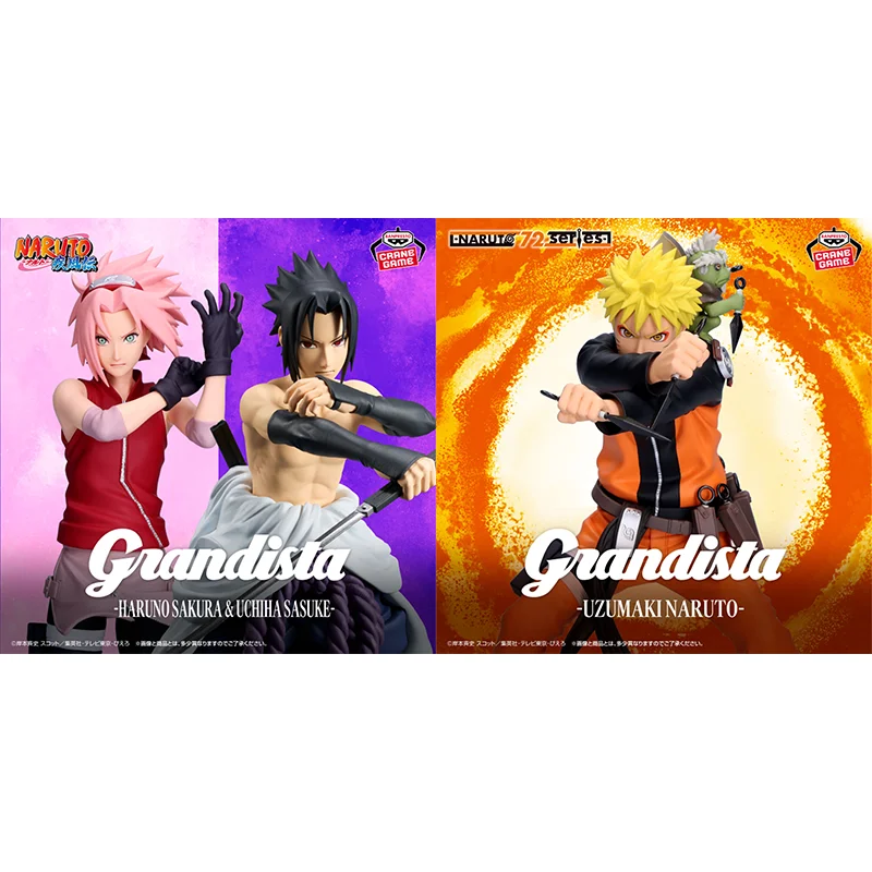

Оригинальная фигурка Bandai Banpresto Naruto 72 Series 45 Grandista: Узумаки Наруто, Харуно Сакура, Учиха Саске