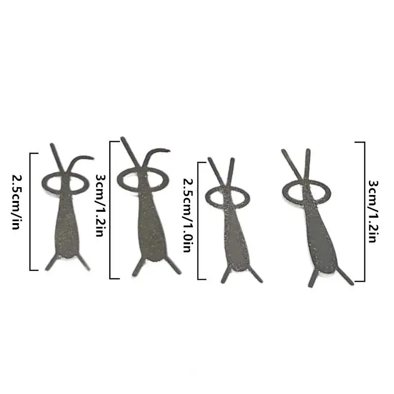 Katzenaugen-Nagelmagnet, kombinierter flexibler Eisendraht zum Erstellen von Kaninchenformen auf den Nägeln, UV-Gel-Nagelkunst-Maniküre-Werkzeuge
