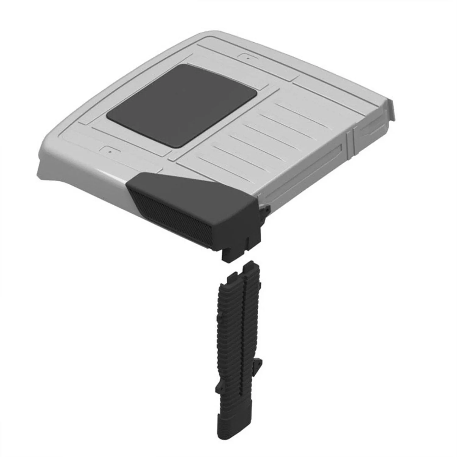 Repuesto de techo bajo de plástico para camión Tractor remoto Tamiya VO FH16 1/14 56375 56360 56362 camión teledirigido vehículo de rescate