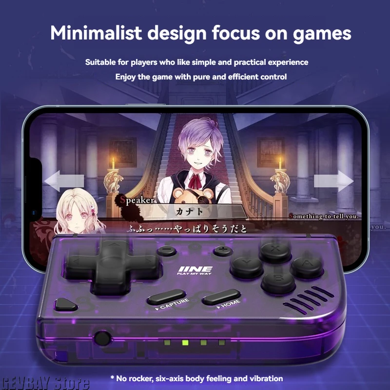IINE Mini Retro Ananke Controller/ Turbo Function & Interchangeable Joystick and D-pad & Multi-platform Controller & ZL and ZR B